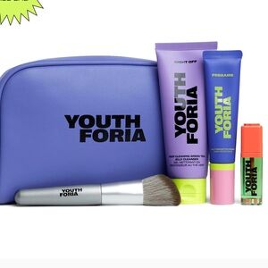 NIB Youth Foria Skincare & Makeup Bundle